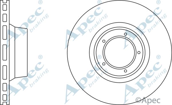 APEC BRAKING Jarrulevy DSK672